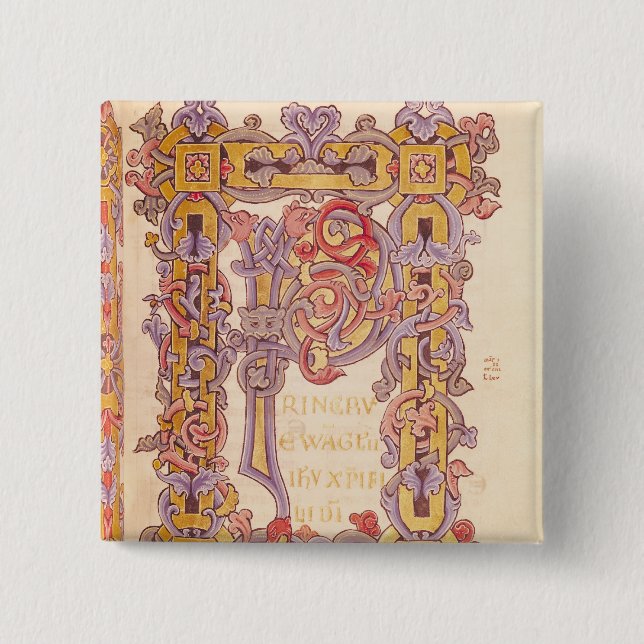 Chapa Cuadrada Inicial 'P (Anverso)