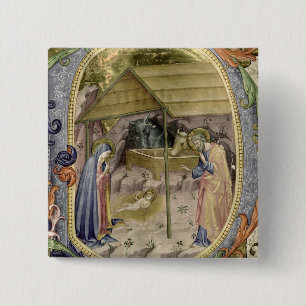 Chapa Cuadrada Inicial "P" de Corale/de Graduale no.5 Historiated