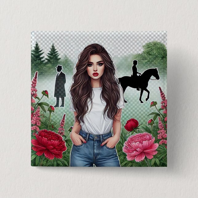 Chapa Cuadrada insignia (Anverso)