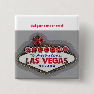 Chapa Cuadrada Insignia conocida de Las Vegas