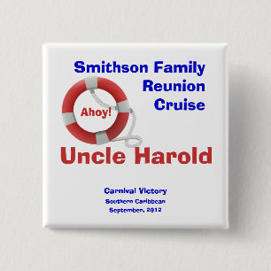 Chapa Cuadrada Insignia conocida personalizada travesía del