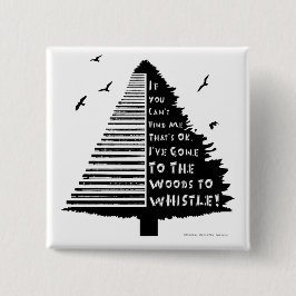 Chapa Cuadrada Insignia de estaño de estaño de madera