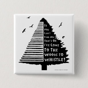 Chapa Cuadrada Insignia de estaño de estaño de madera