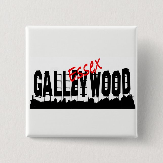 Chapa Cuadrada Insignia de Galleywood Essex (Anverso)