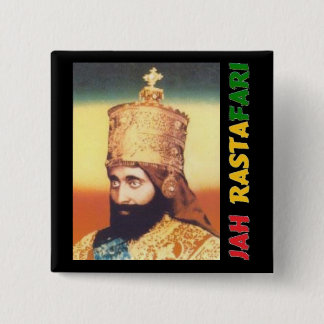 Chapa Cuadrada Insignia de Jah Rastafari