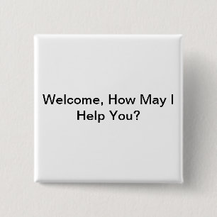 Chapa Cuadrada Insignia de la hospitalidad