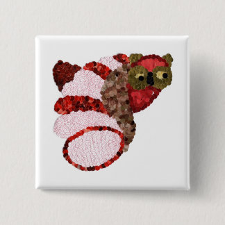 Chapa Cuadrada Insignia de la plaza de búho