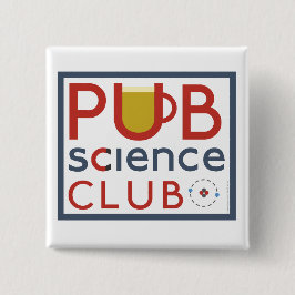 Chapa Cuadrada Insignia de PubScienceClub