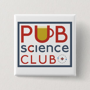 Chapa Cuadrada Insignia de PubScienceClub