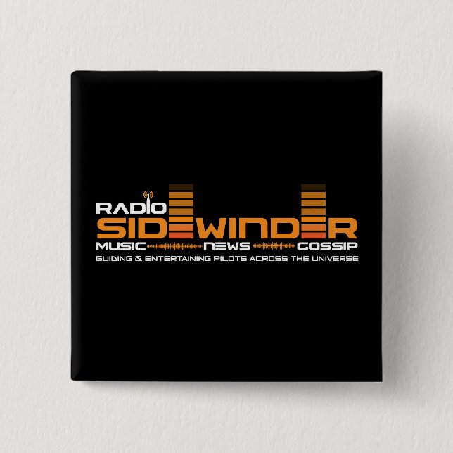 Chapa Cuadrada Insignia de radio del Sidewinder (Anverso)