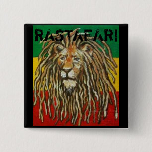 Chapa Cuadrada Insignia de Rastafari