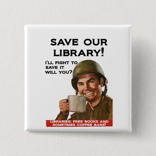 Chapa Cuadrada Insignia del cuadrado de la barra de café (Anverso)