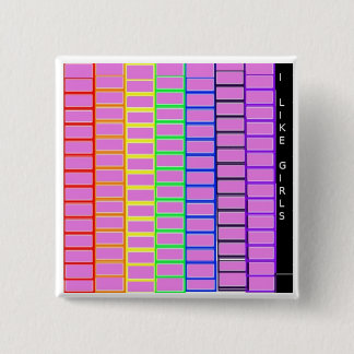 Chapa Cuadrada Insignia lesbiana