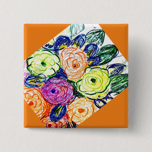 Chapa Cuadrada Insignia tetradic (Anverso)