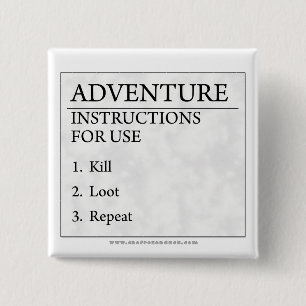 Chapa Cuadrada Instrucciones de la aventura
