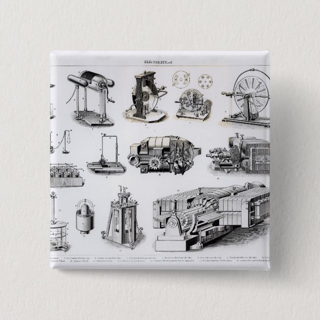 Chapa Cuadrada Instrumentos al descubrimiento y al uso de (Anverso)