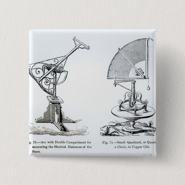 Chapa Cuadrada Instrumentos astronómicos (Anverso)