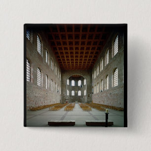 Chapa Cuadrada Interior de la basílica, ANUNCIO del siglo IV