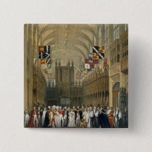 Chapa Cuadrada Interior de la capilla de San Jorge, 1838 (litho