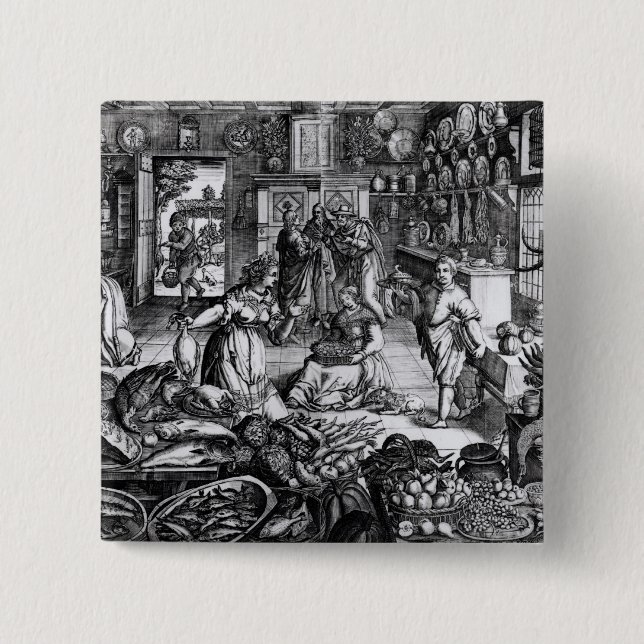 Chapa Cuadrada Interior de la cocina (Anverso)