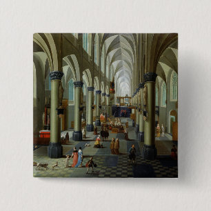 Chapa Cuadrada Interior de una iglesia