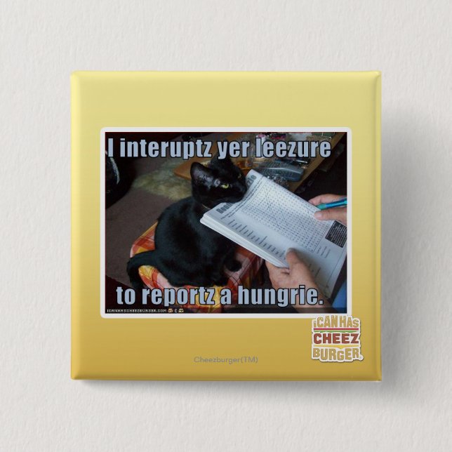 Chapa Cuadrada Interrumpo YER Leezure (Anverso)