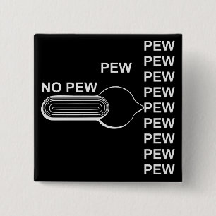 Chapa Cuadrada Interruptor selector de armas de fuego Pew Pew Pew