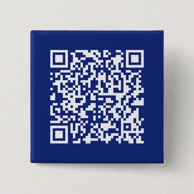 Chapa Cuadrada Introducir URL de código QR generado instantáneame (Anverso)
