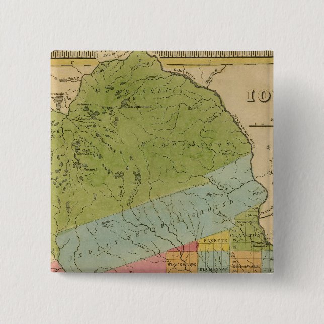 Chapa Cuadrada Iowa 4 (Anverso)