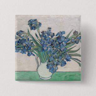 Chapa Cuadrada Iris de Vincent van Gogh el , 1890