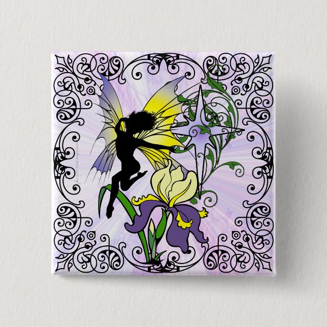 Chapa Cuadrada Iris Shadow Fairy (Anverso)