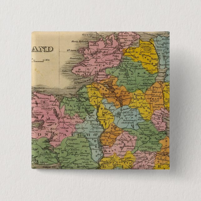 Chapa Cuadrada Irlanda 10 (Anverso)