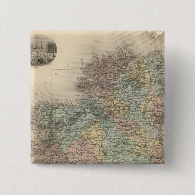 Chapa Cuadrada Irlanda 7 (Anverso)