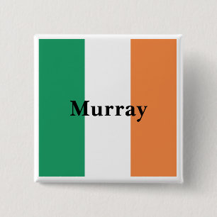 Chapa Cuadrada Irlanda Bandera Colores Irlandeses Apellido Person