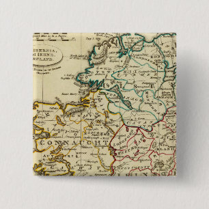 Chapa Cuadrada Irlanda con límites trazados