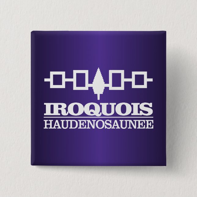 Chapa Cuadrada Iroquois (Haudenosaunee) (Anverso)