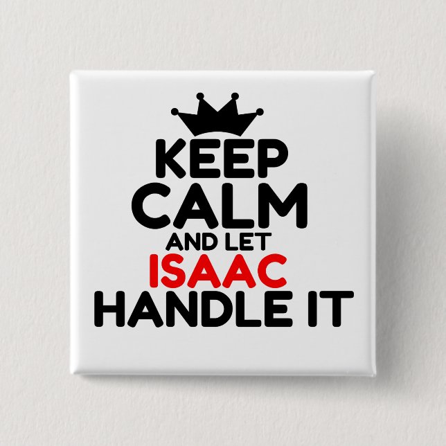 CHAPA CUADRADA ISAAC (Anverso)