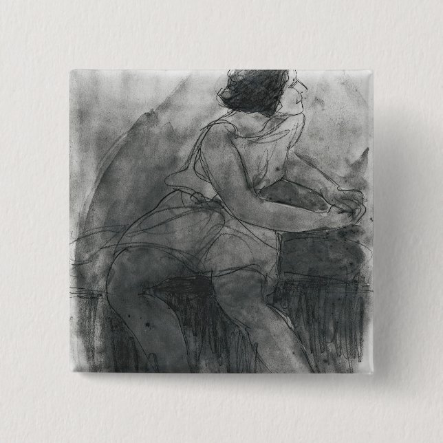 Chapa Cuadrada Isadora Duncan (Anverso)