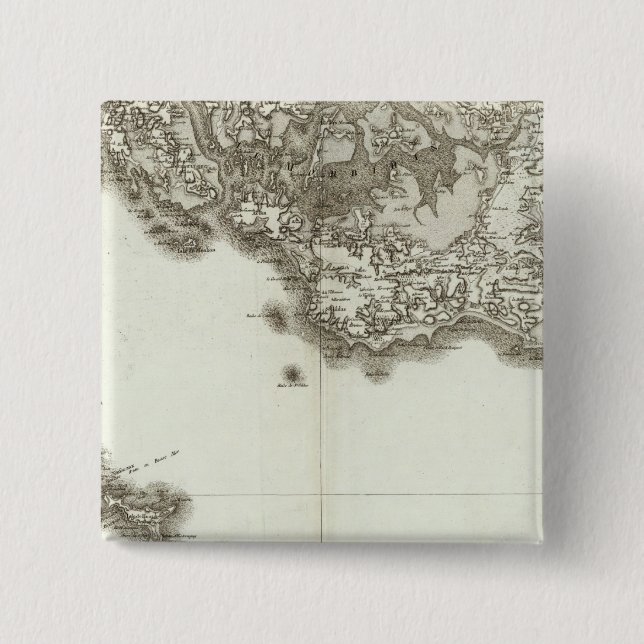 Chapa Cuadrada Isla Belle (Anverso)