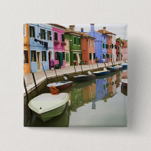 Chapa Cuadrada Isla de Burano, Burano, Italia. Colorido 4