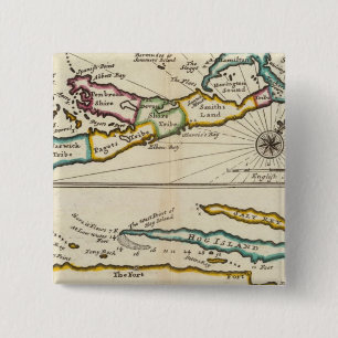 Chapa Cuadrada Isla de las Bermudas, parte de la isla de Providen