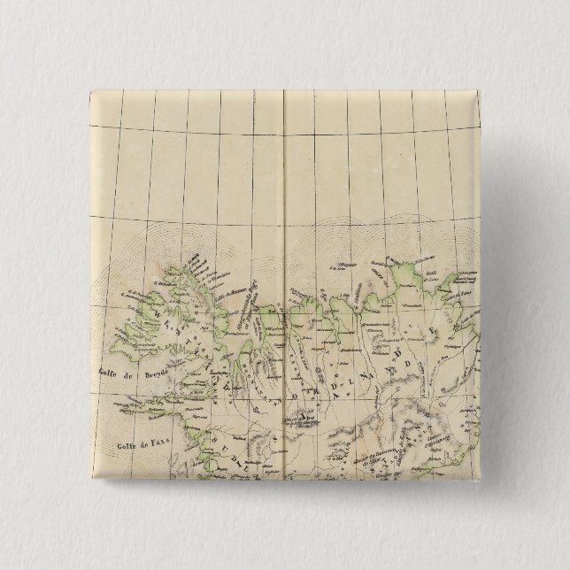 Chapa Cuadrada Islandia, Europa (Anverso)