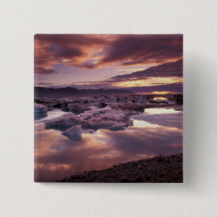 Chapa Cuadrada Islandia, laguna Jokulsarlon, paisaje