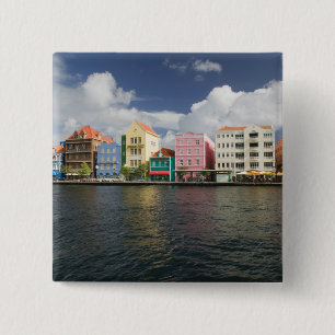 Chapa Cuadrada Islas ABC, CURACAO, Willemstad: Frente de Harborfr