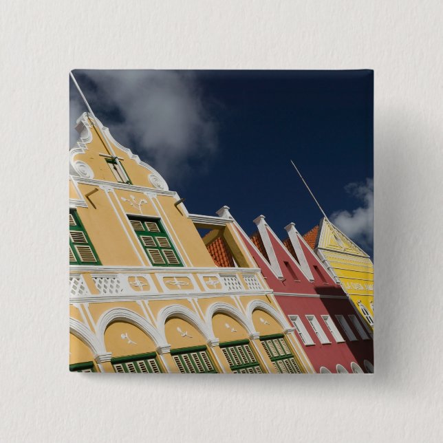 Chapa Cuadrada Islas ABC, CURACAO, Willemstad: Punda (Anverso)