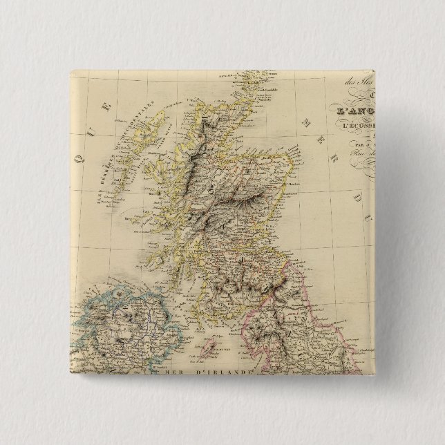Chapa Cuadrada Islas Británicas 2 (Anverso)