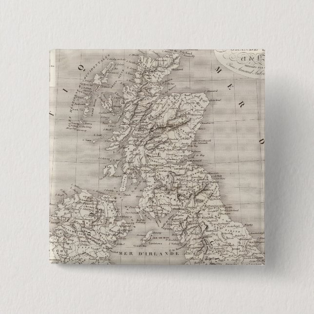 Chapa Cuadrada Islas Británicas 2 (Anverso)
