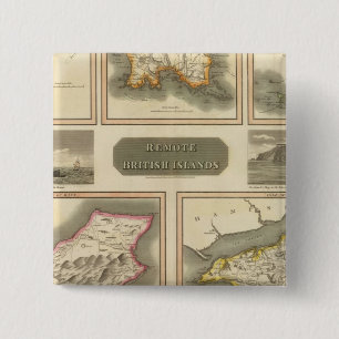 Chapa Cuadrada Islas británicas remotas