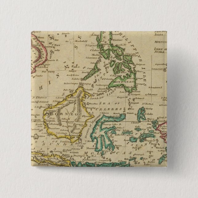 Chapa Cuadrada Islas de las Indias Orientales (Anverso)
