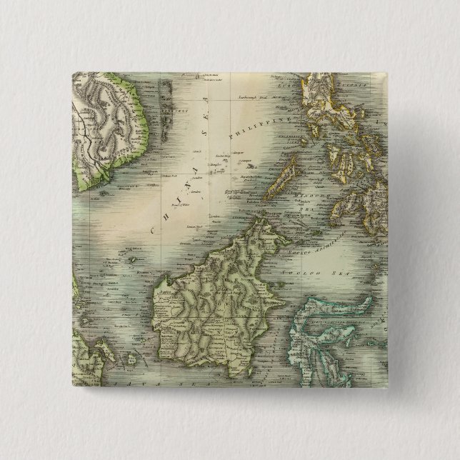 Chapa Cuadrada Islas del Este de India 3 (Anverso)